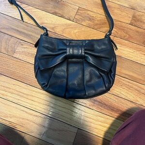 RED Valentino Black Crossbody Bag with Bow